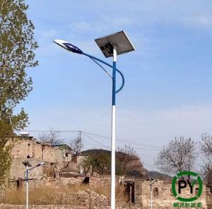 邯郸6米太阳能路灯为农村带来新面貌